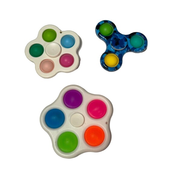 Sensory Fidget Toy Lot Poppers,Spinners Snap & Clicks 40 Pieces In‎ Lot - Picture 9 of 16